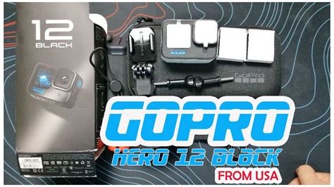 Unboxing Gopro Hero 12 Black បើកប្រអប់ Gopro Hero 12 Black Youtube