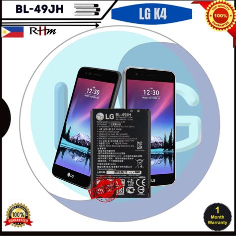 Lg K Battery Model Bl Jh Mah Original High Quality Li Ion