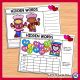 Hidden Words Valentine I Spy Sight Words Polliwog Place