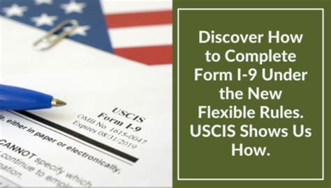 Discover How To Complete Form I Under The New Flexible Rules Uscis