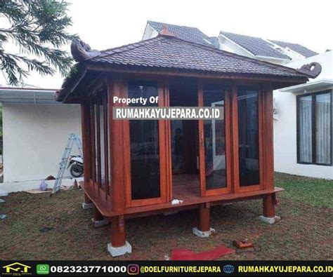 Gazebo Kaca Kayu Jati Jepara Rumahkayujepara Co Id