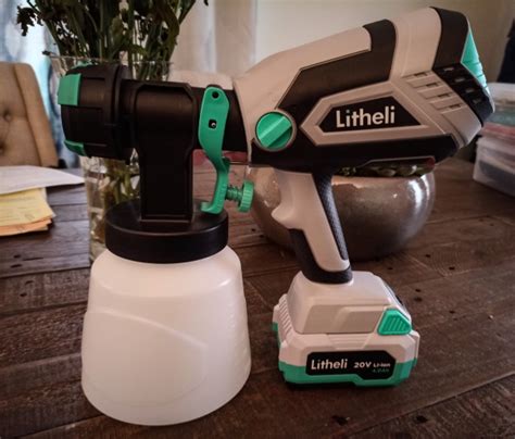 Litheli Hvlp Cordless Paint Sprayer Review The Gadgeteer