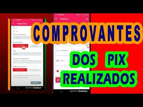 APP Bradesco Comprovantes De Pix Como Ver PEGAR O COMPROVANTE YouTube