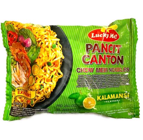 Lucky Me Noodles Pancit Canton Calamansi 60 Grams Mama Merienda