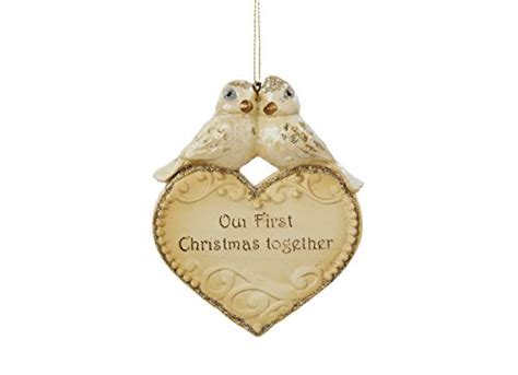 Romantic Our First Christmas Together Ornaments