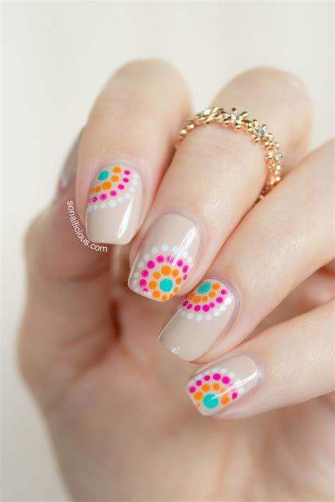 Cute Polka Dot Nail Designs Hative