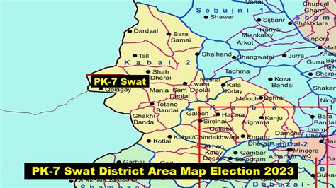 PK 7 Swat Delimitation Halqabandi Area Map Election 2023