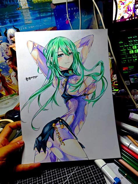 Liranxi s DATE A LIVE Kyōno Natsumi Hot Sexy Hand drawing with colored pencil OWEN s COLLECTIONS