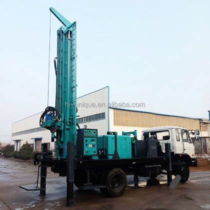 Truck Mounted Deep Water Well Drilling Rig Machine 350m Depth Dth Water