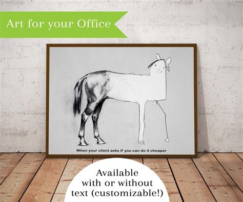 Horse Drawing Meme Art Horse Drawing Art for Artists - Etsy