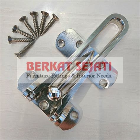 Jual GRENDEL HOTEL Door Guard Pengaman Slot Selot Kunci Penahan Pintu