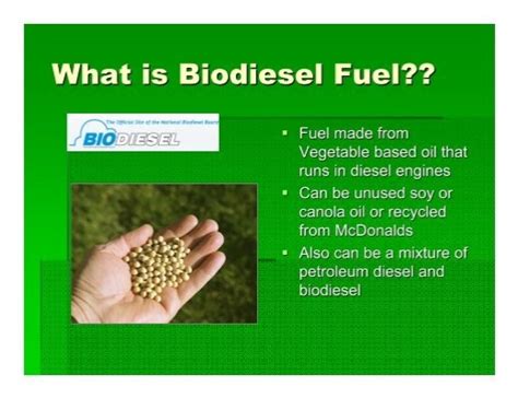 What Is Biodiesel Fuel