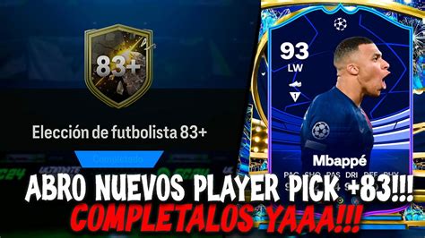 ABRO NUEVO SBC TOP PLAYER PICK 83 ASEGURADO MERECE LA PENA YA En EA