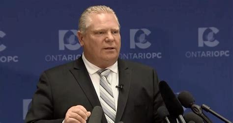 Ontario Pc Party Leader Doug Ford Kicks Off Partys Provincial Election