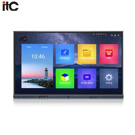 New Itc Inch Intelligent Interactive Whiteboard Flat Panel