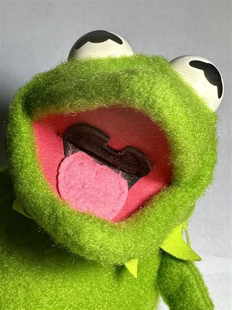 Kermit The Frog Hand Puppet Fisher Price Jim Henson Great