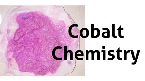 Cobalt Chemistry Cobalt II Carbonate Cobalt II Chloride Preparation