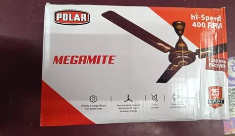 Mm Polar Megamite Electric Ceiling Fan Rpm At Rs Piece