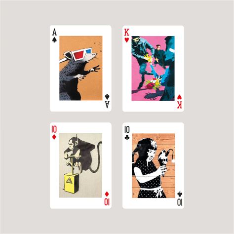 More Banksy Bird Playing Cards