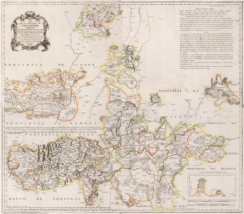 Mapa De La Provincia De Valladolid Mapas Milhaud