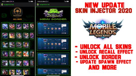 [UPDATE SKINS] Skins MLBB Injector V4 Full Apk - Moonton Free Skins