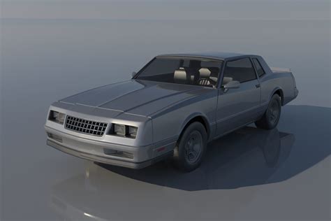 Chevrolet Monte Carlo Ss D Model D Printable Cgtrader