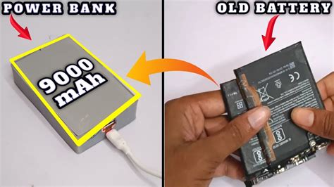 How To Make Powerbank From Old Mobile Battery Mobile Battery Se