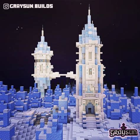 Minecraft Ice Spike Tower