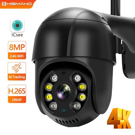 Cámara IP 4K de 8MP para exteriores videocámara CCTV de 1080P con WiFi