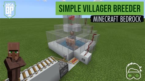 Villager Breeder Minecraft Bedrock Youtube