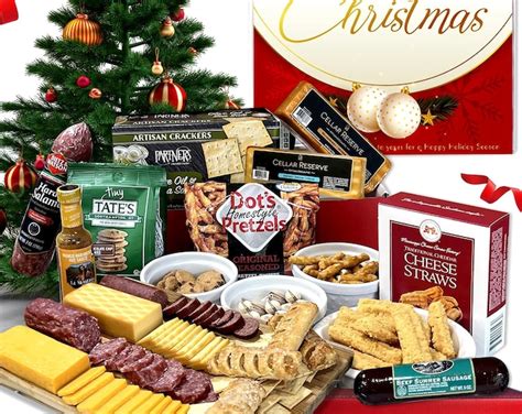 Holiday Food T Baskets Christmas Meat Cheese Crackers Ts Christmas Food Ts In