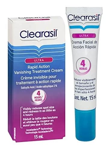 Clearasil Ultra Rápida Acción Tratamiento Crema 15 Ml Meses Sin Interés