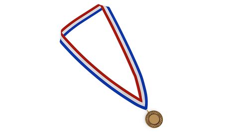 Bronze Award Medal With Ribbon Model - TurboSquid 2215323