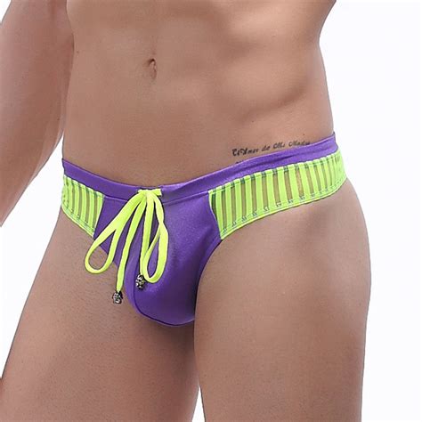 Men S Swimwear Swim Thongs Men Swimming Thong Bikini Mesh Splice