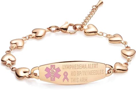 Amazon.com: gold medical alert bracelet