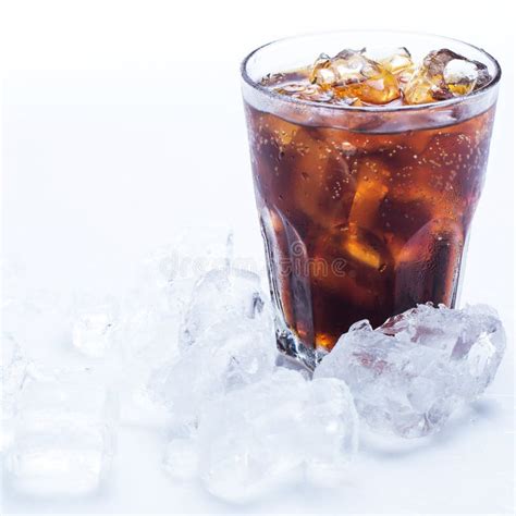 Glass Of Ice Cold Coke Stock Image Image Of Glass Alcohol 56365295