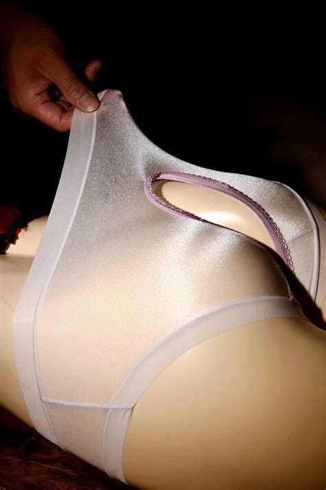 Women Oil Shiny Panties Underwear Glossy See Through Thong Bikini Briefs Knicker EBay