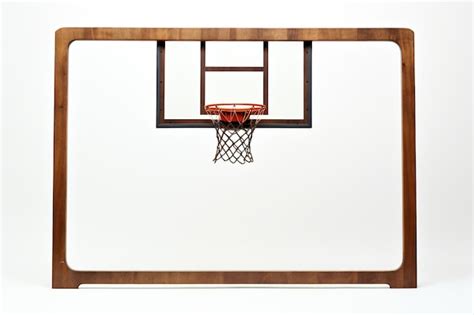 Premium Photo Basketball Backboard With Hoop On White Background