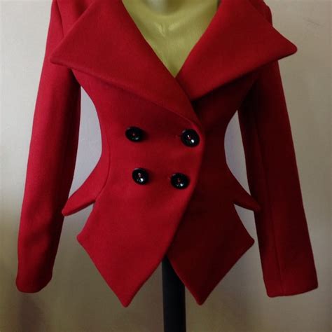 Nude Women Blazer Etsy