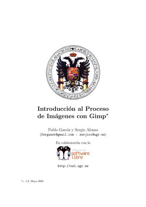 Pdf Introducci On Al Proceso De Im Agenes Con Gimpgeneura Ugr Es