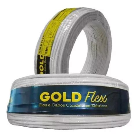 Fio El Trico Cabo Flex Vel Goldflex Mm Rolo C Metros