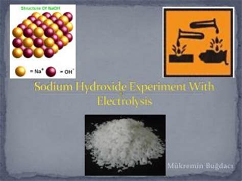 PPT - Sodium Hydroxide Experiment With Electrolysis PowerPoint ...