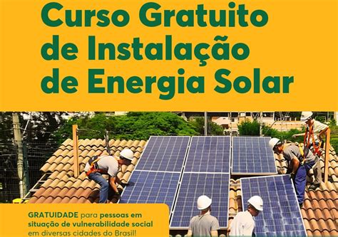 Senai Rn Oferta Curso Gratuito De Instala O De Energia Solar