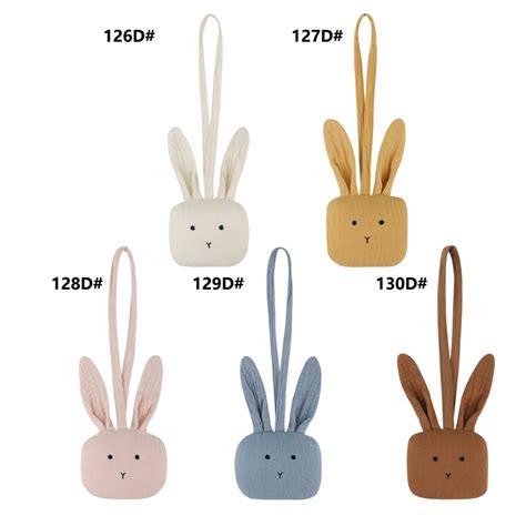 Attache tétine En Silicone Pour Bébé Fait À La Main Lapin Pendentif