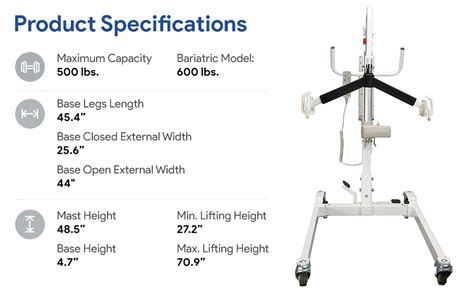 Amazon Proheal Patient Lift Safe And Easy Bariatric Full Body