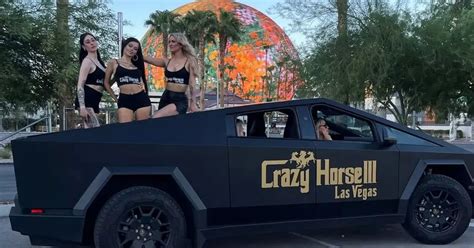 Vegas Strip Club Turn Tesla Into Jiggling Cybertruck Driving Nude Girls Through City Daily Star