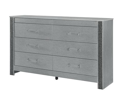 Logan Silver Dresser Global Furniture | Furniture Cart