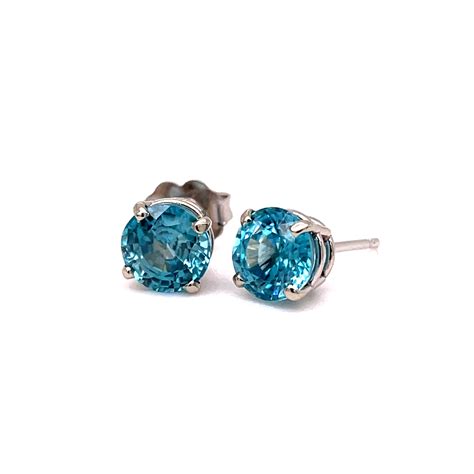 BLUE ZIRCON EARRINGS