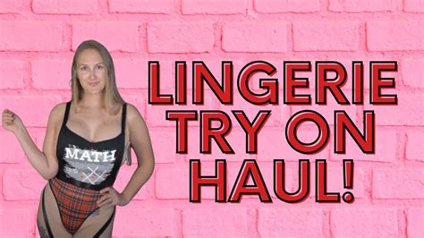 HOT Lingerie Try On Haul Oh Yeah Queen Plus YouTube