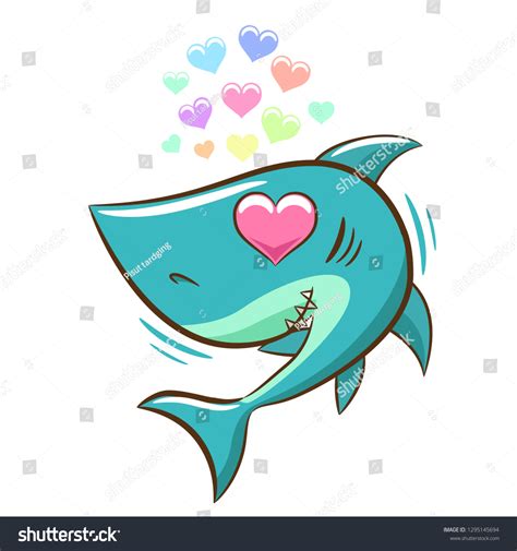 Baby Shark Cartoon Stock Vector (Royalty Free) 1295145694 | Shutterstock